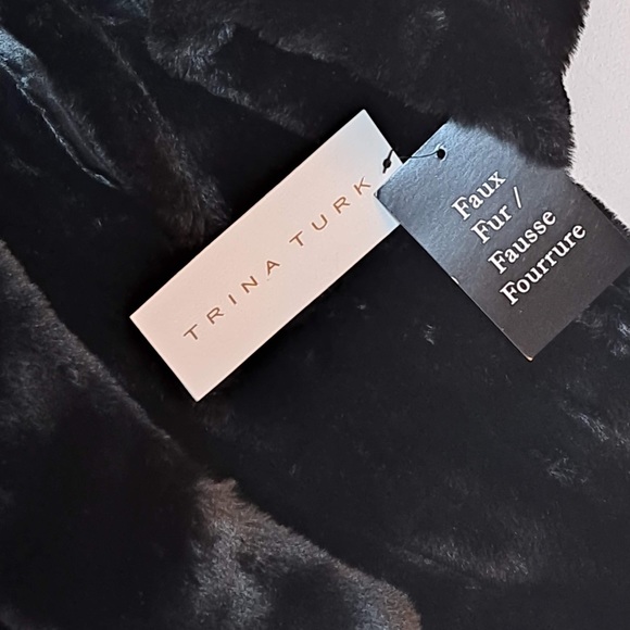 Trina Turk Belted Faux-Fur Jacket - Picture 7 of 12